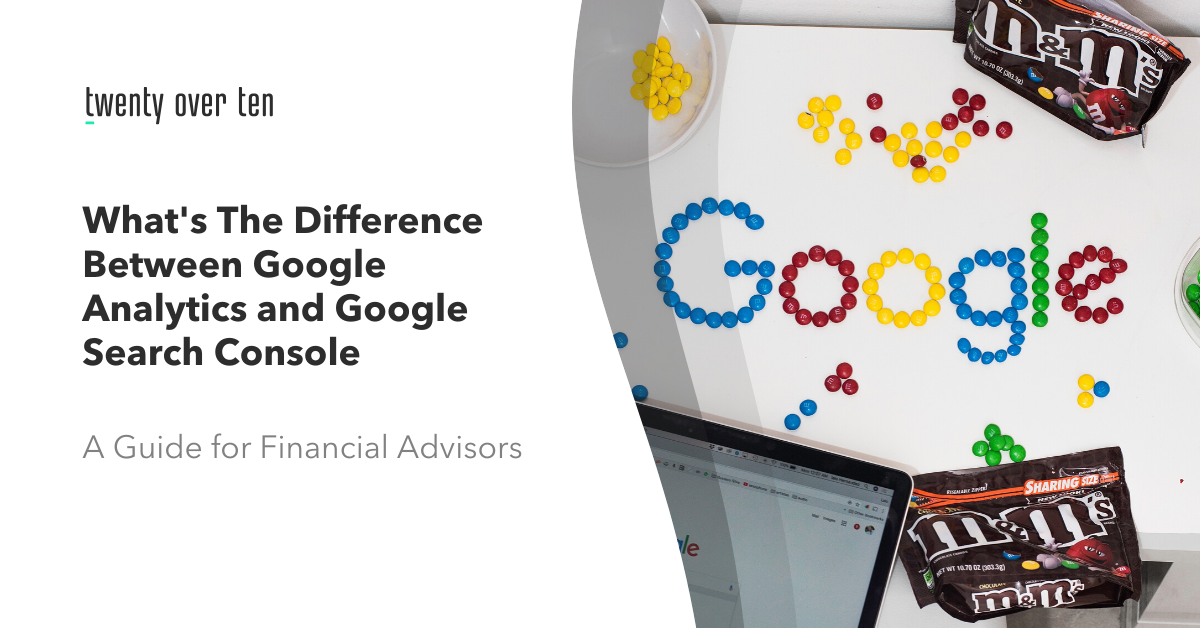 Console de pesquisa do Google Analytics