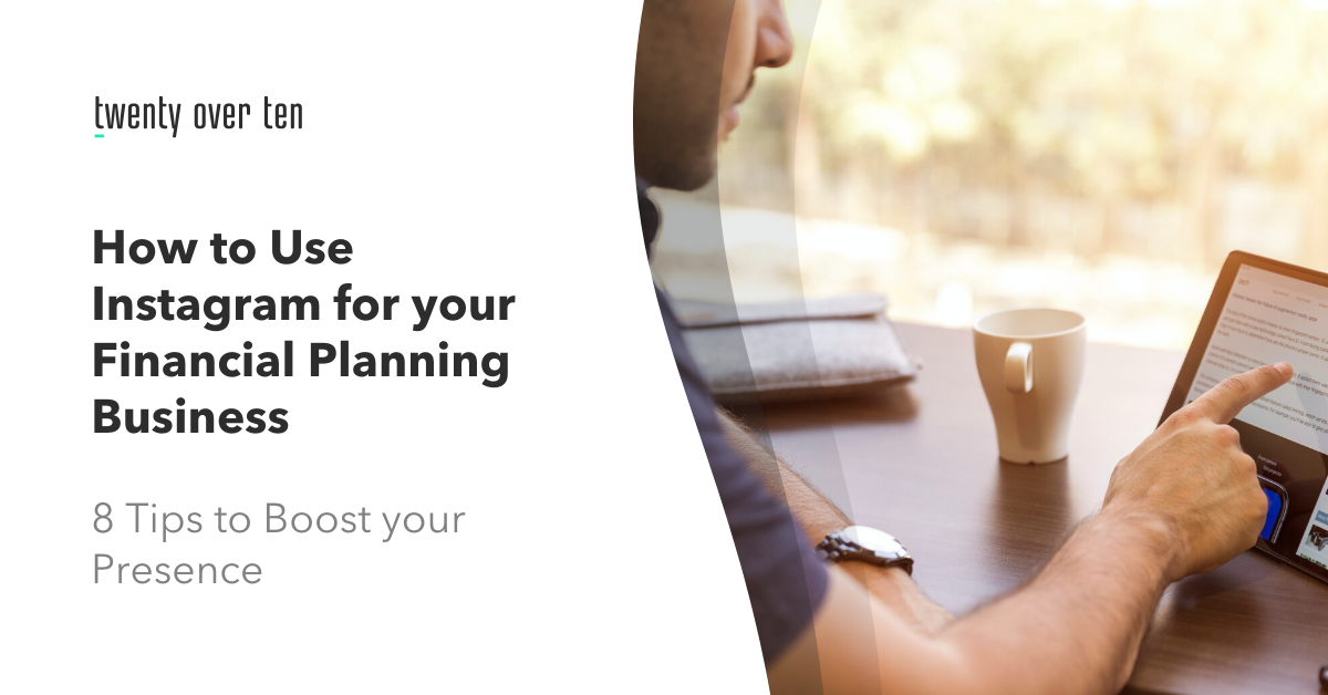 Instagram para planejadores financeiros