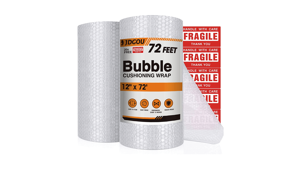 Avvolgi per cuscino a bolle JDGOU per l'imballaggio