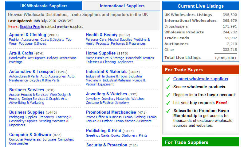 Kategorie Ressourcenlieferant