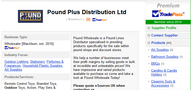 Ressourcen Lieferantendetails