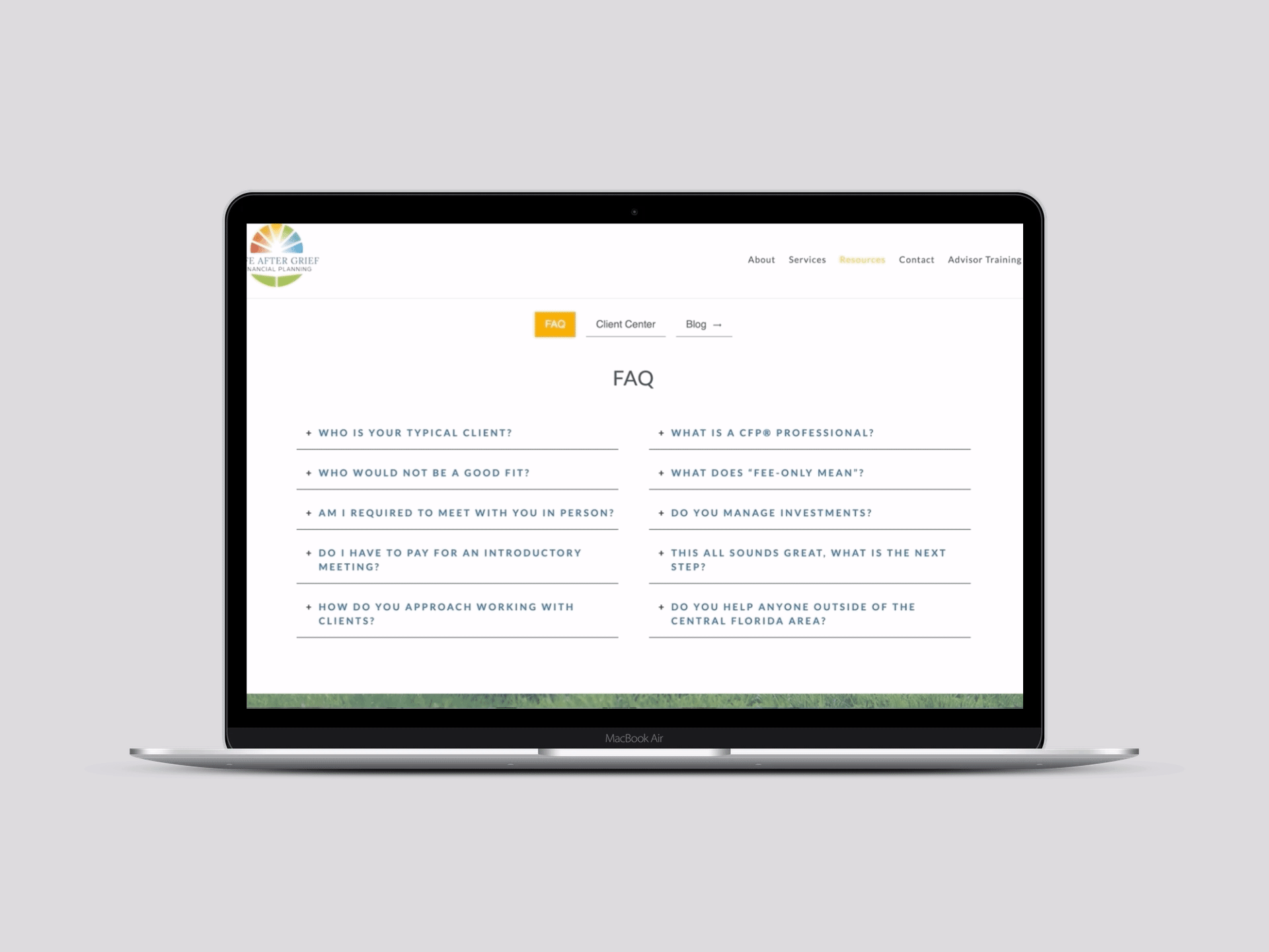 哀悼後の生活財務計画FAQページ