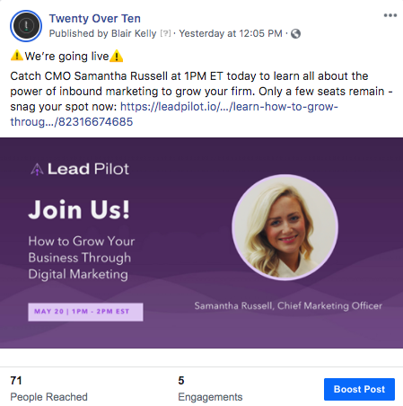 โพสต์บน Facebook ด้วย Canva