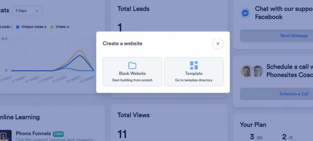 конструктор сайтов phonesites