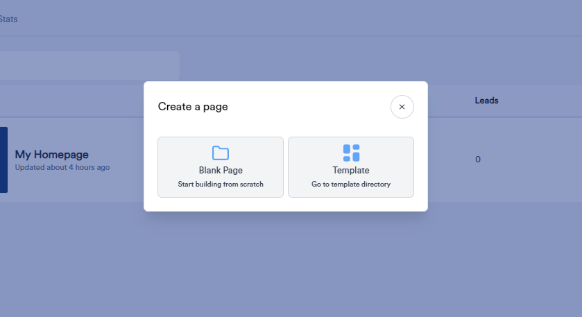 создание новой целевой страницы с телефонными сайтами