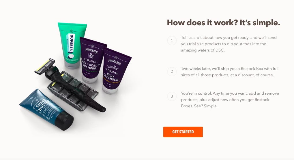 DollarShaveClub Pruebas gratuitas
