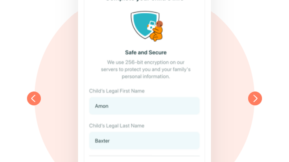 Aplicație de cadouri financiare pentru copii