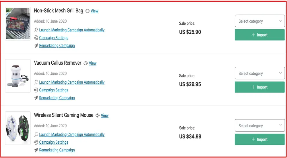 alidropship 優質產品