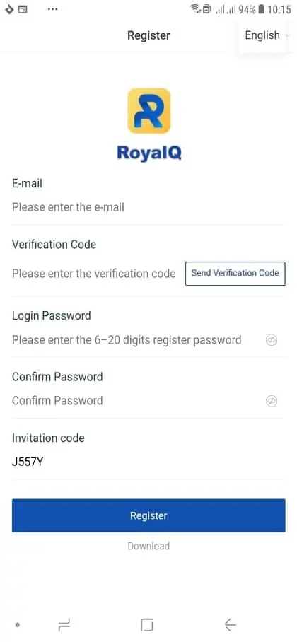 enregistrement q royal