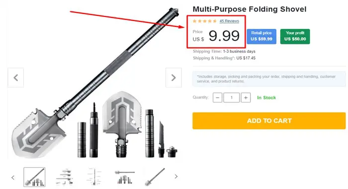 Prezzo del prodotto Sellvia