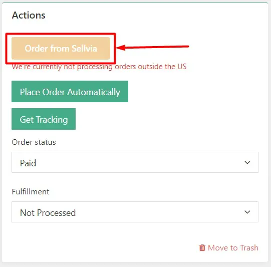 commande chez sellvia