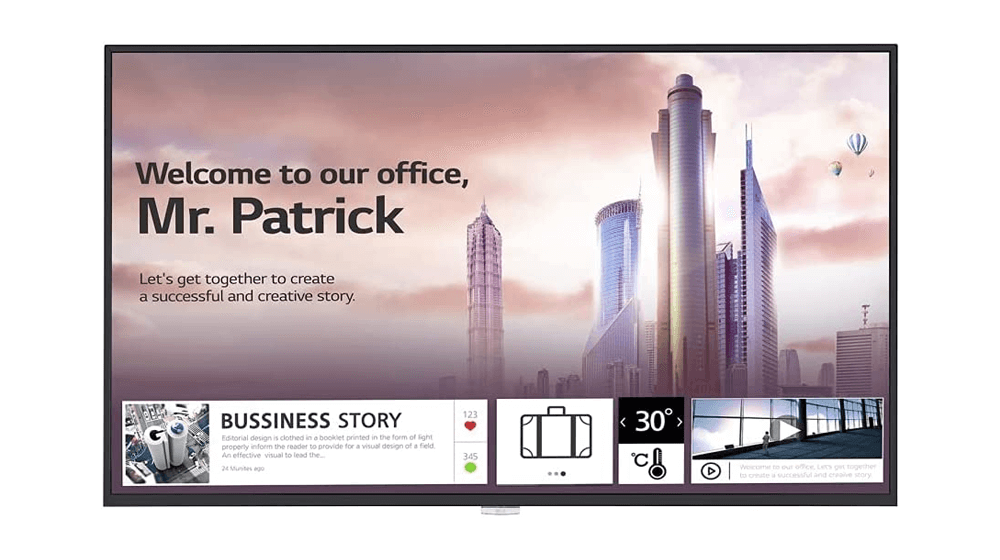 Display per segnaletica digitale LG COMMERCIAL LFD 55UH5F-H 500NIT HDMI DP