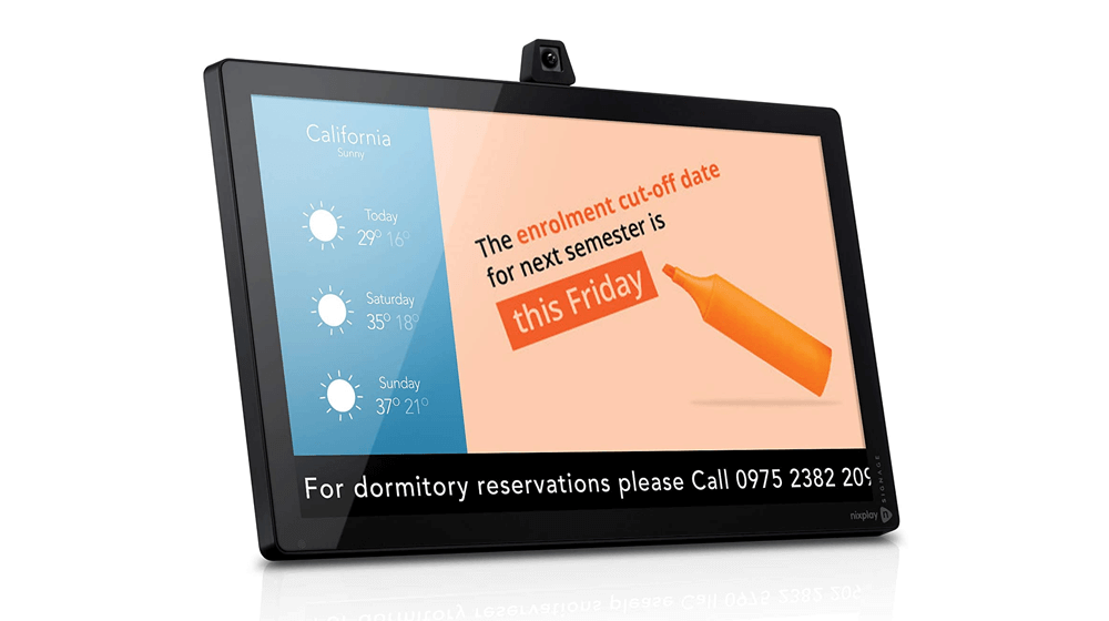 Nixplay Signage 24 pollici Splendida segnaletica digitale