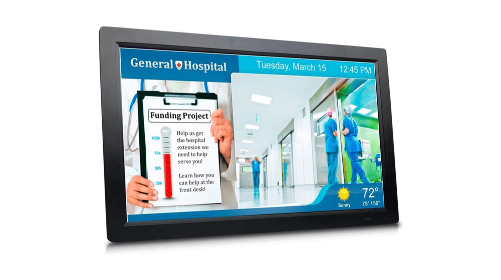 Sungale CPF1909 Segnaletica digitale commerciale da parete da 19 pollici