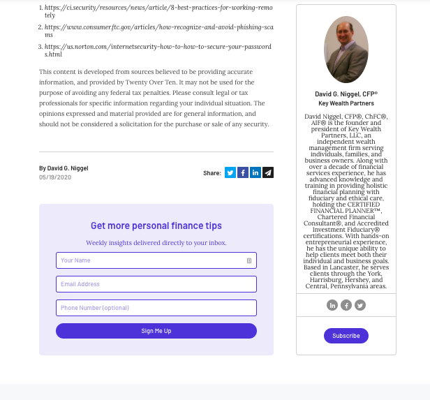 นักวางแผนความมั่งคั่งที่สำคัญ