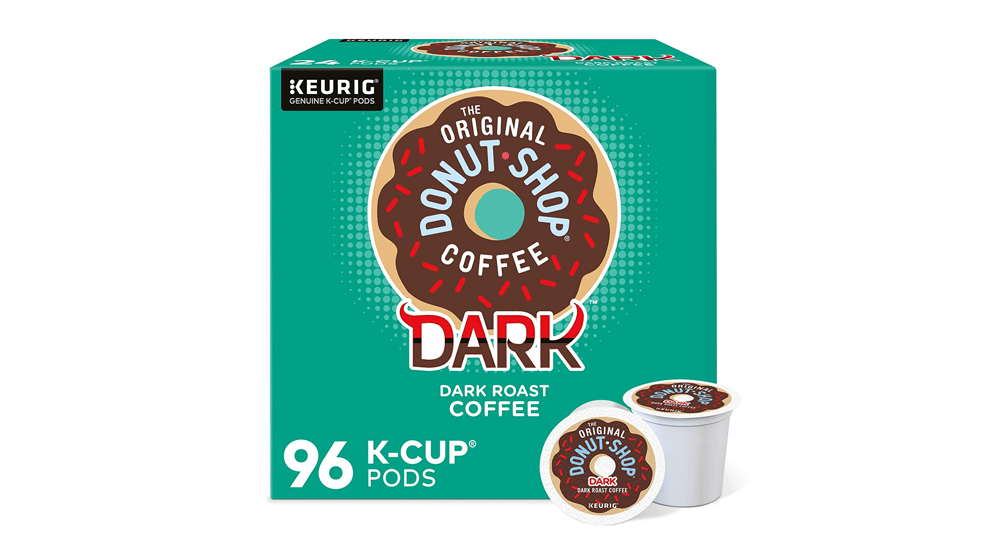 The Original Donut Shop 黑咖啡，Keurig 单份 K 杯豆荚