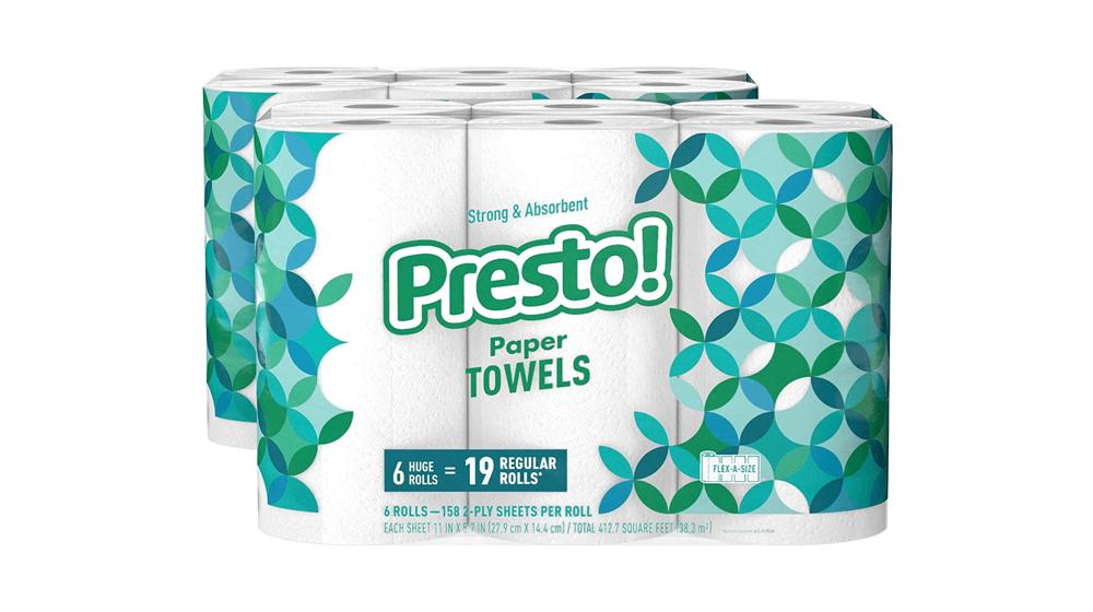 Amazon Markası - Presto! Esnek Boyutlu Kağıt Havlular