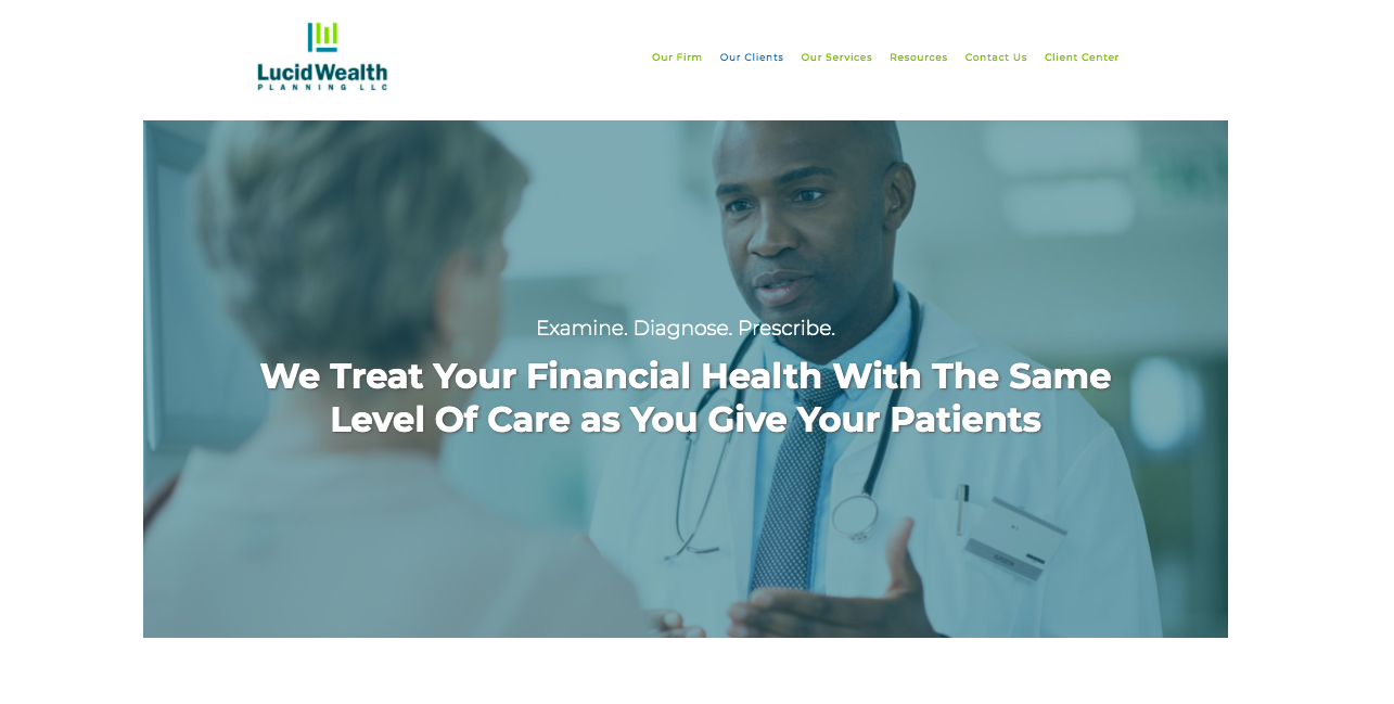 清醒财富医疗专业人员