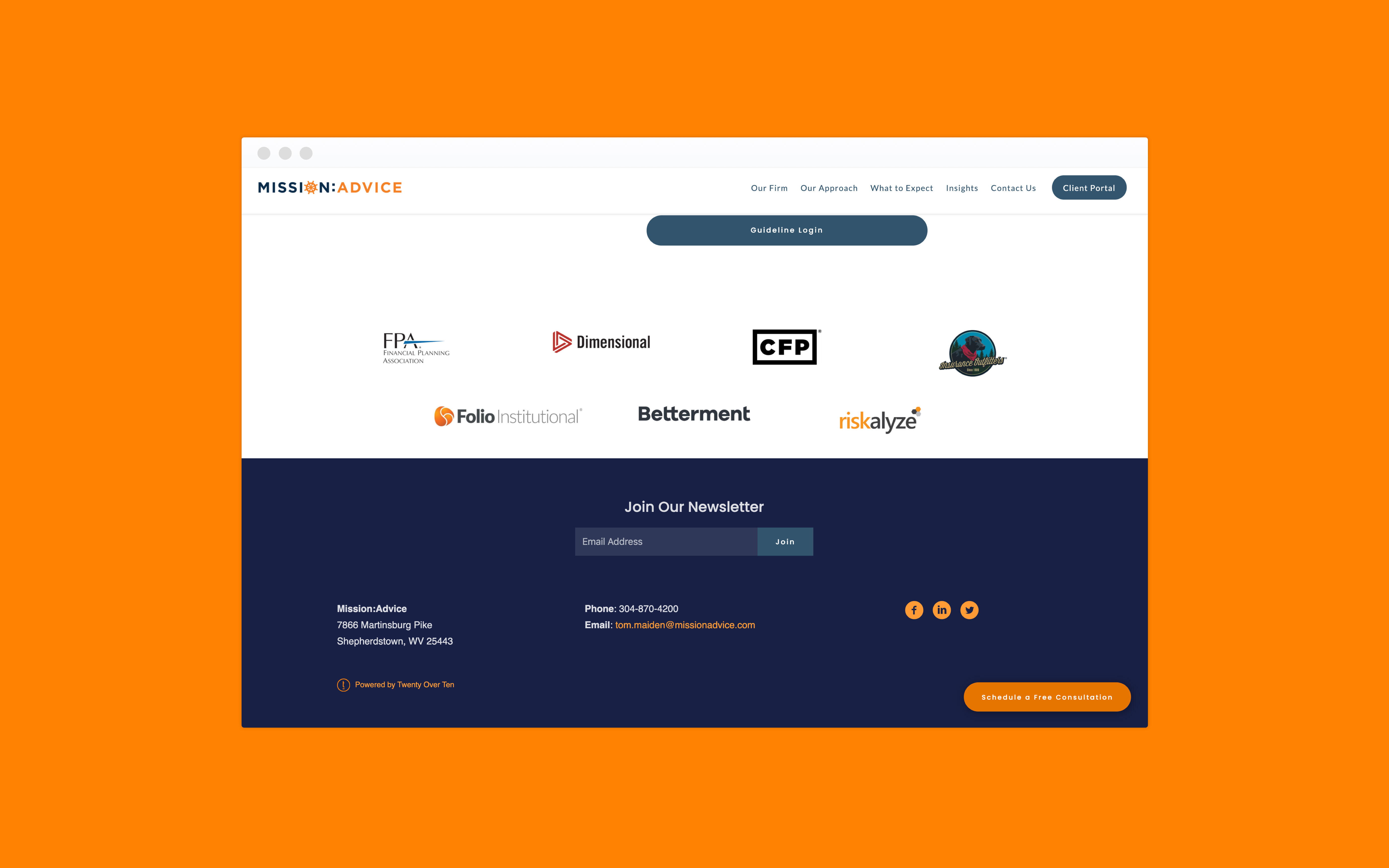 미션 어드바이스 Riskalyze
