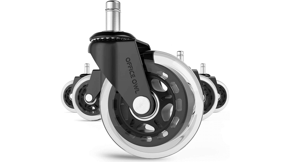 Roulettes de bureau Owl pour chaise de bureau