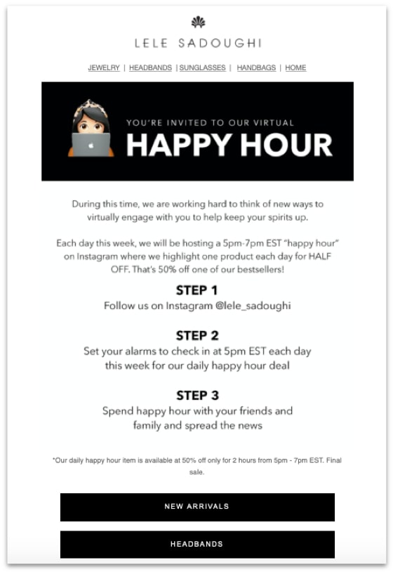 LeleSadoughiCovid-19フラッシュ販売