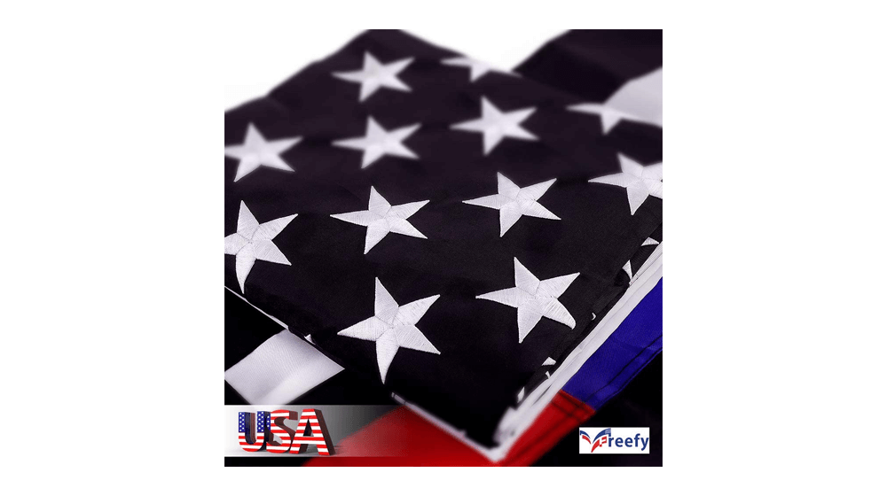 Freefy 细蓝线警察和细红线消防员 2X3 英尺美国国旗