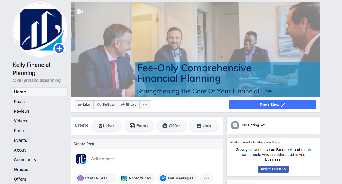 凯利财务规划 Facebook 个人资料