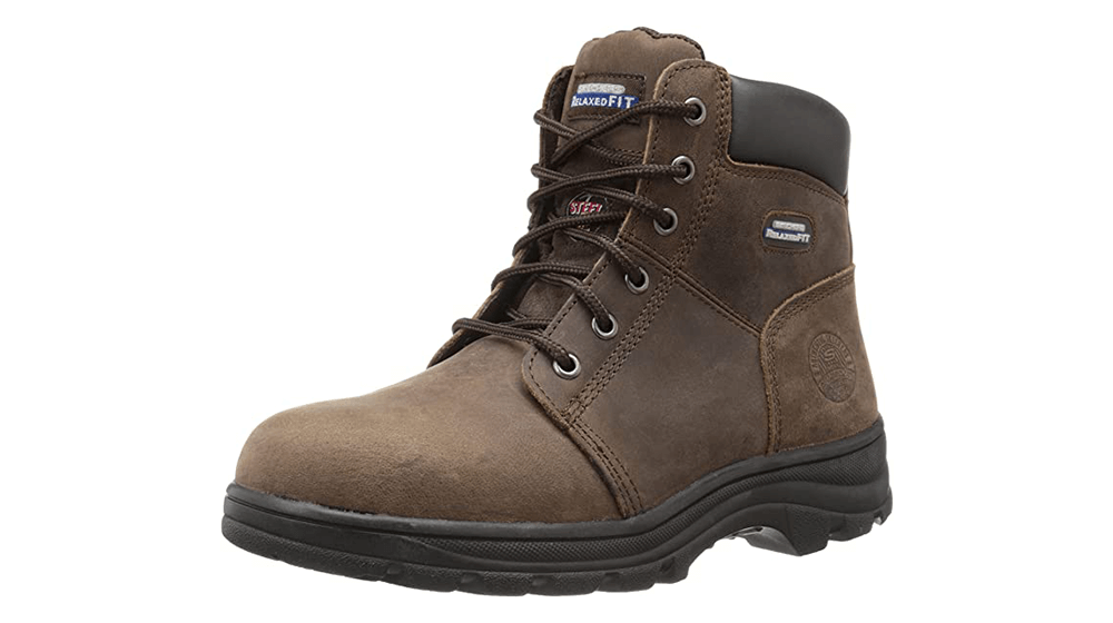 Skechers for Work 女式 Workshire Peril 钢头靴