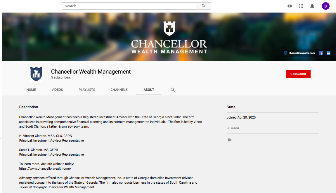 财政大臣财富管理 youtube