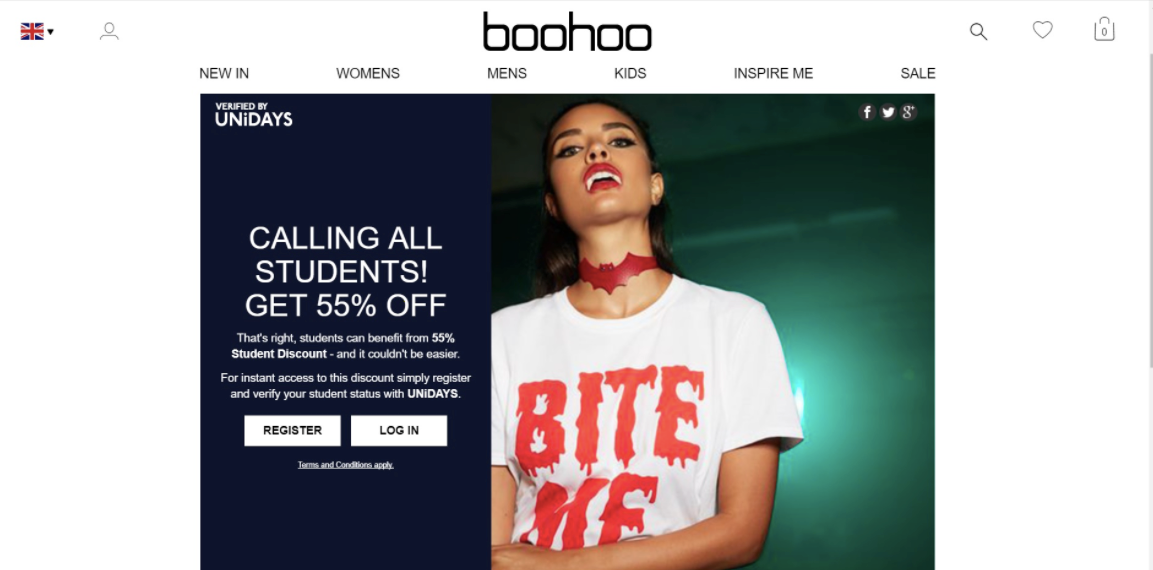 Целевое продвижение Boohoo