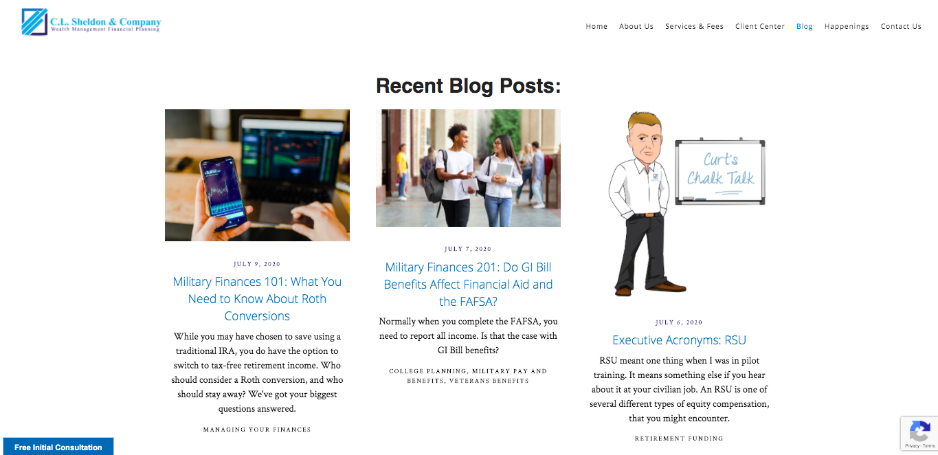 C.L.谢尔顿博客文章