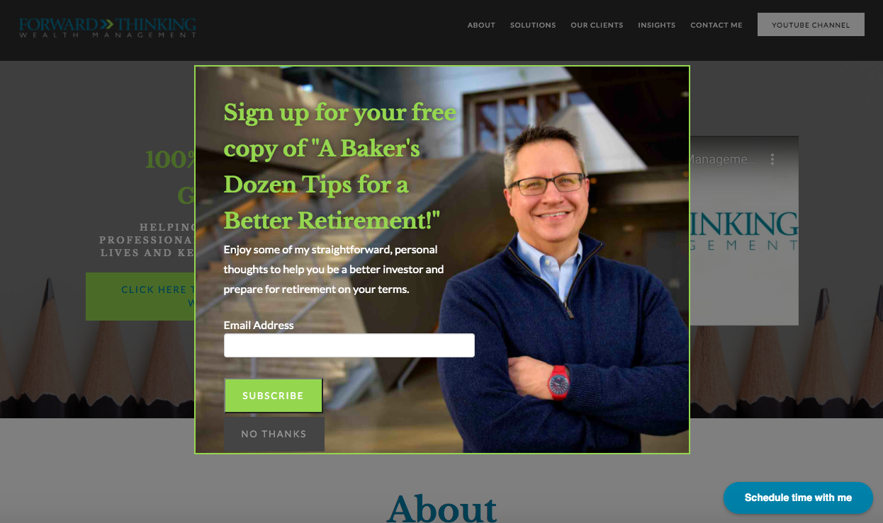 Contenido privado de gestión de patrimonio con visión de futuro