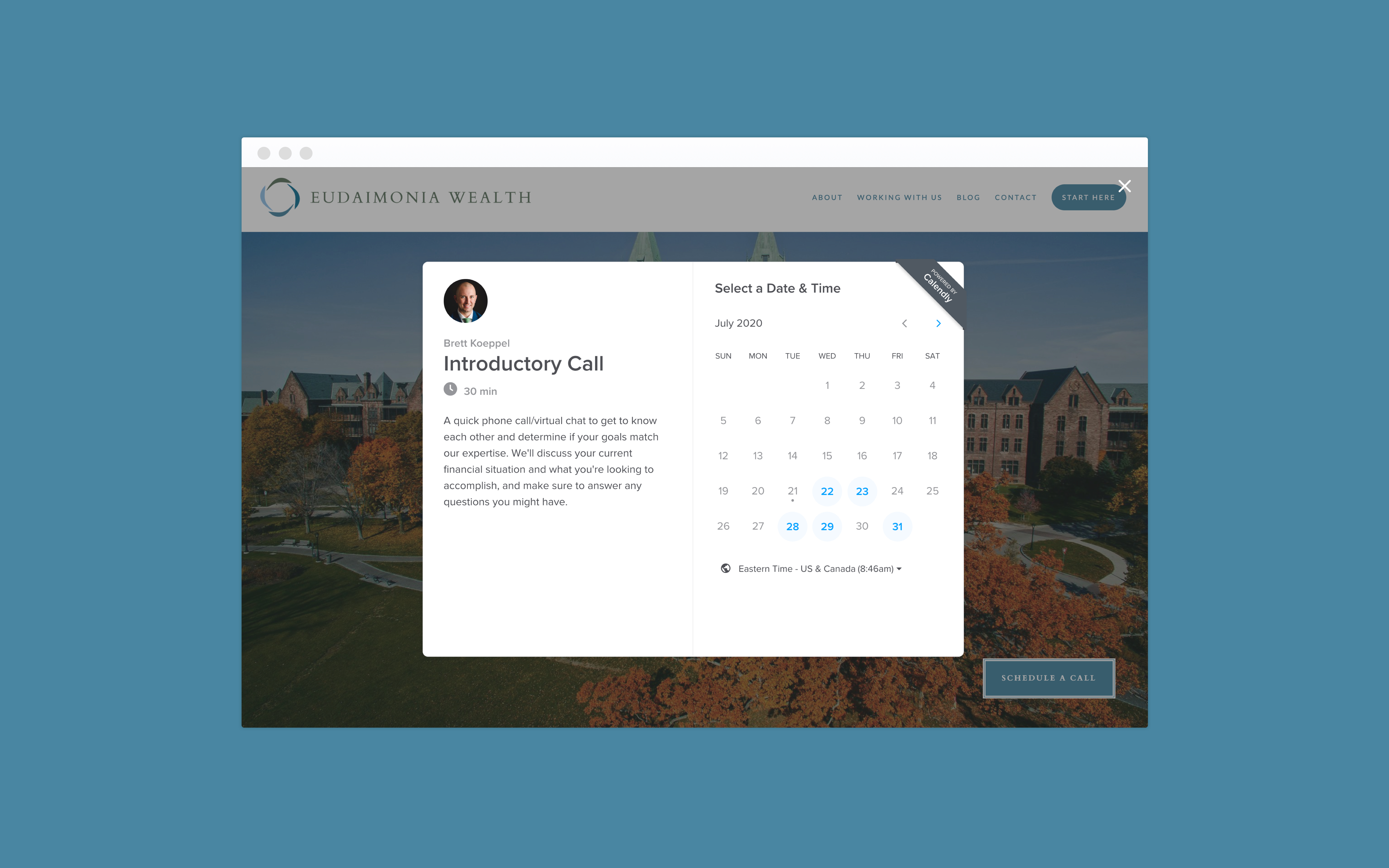 Eudamonia财富日历