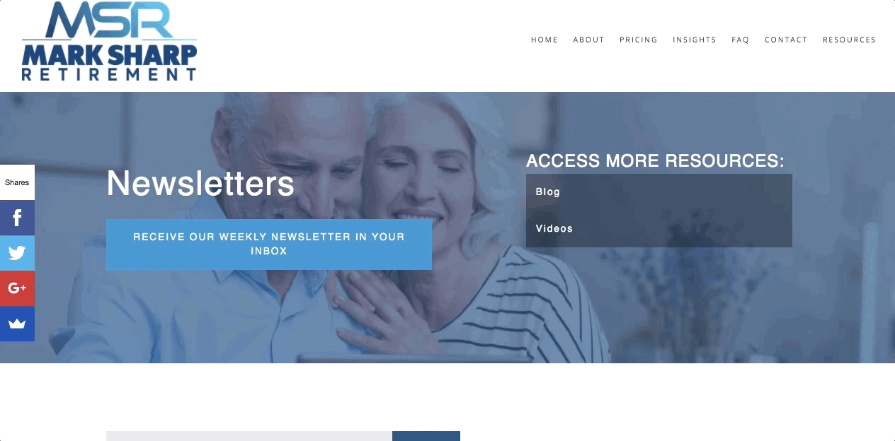 馬克夏普退休通訊