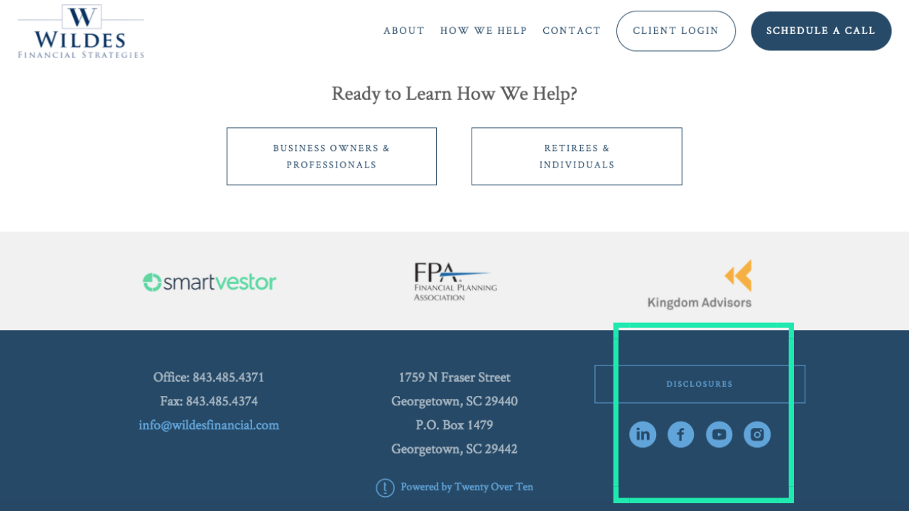 Strategie finanziarie di Wildes