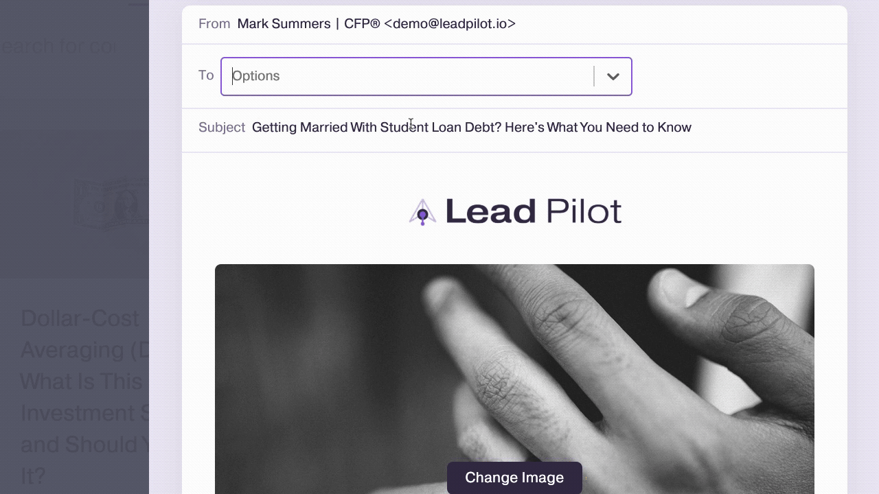 Piloto de e-mail marketing