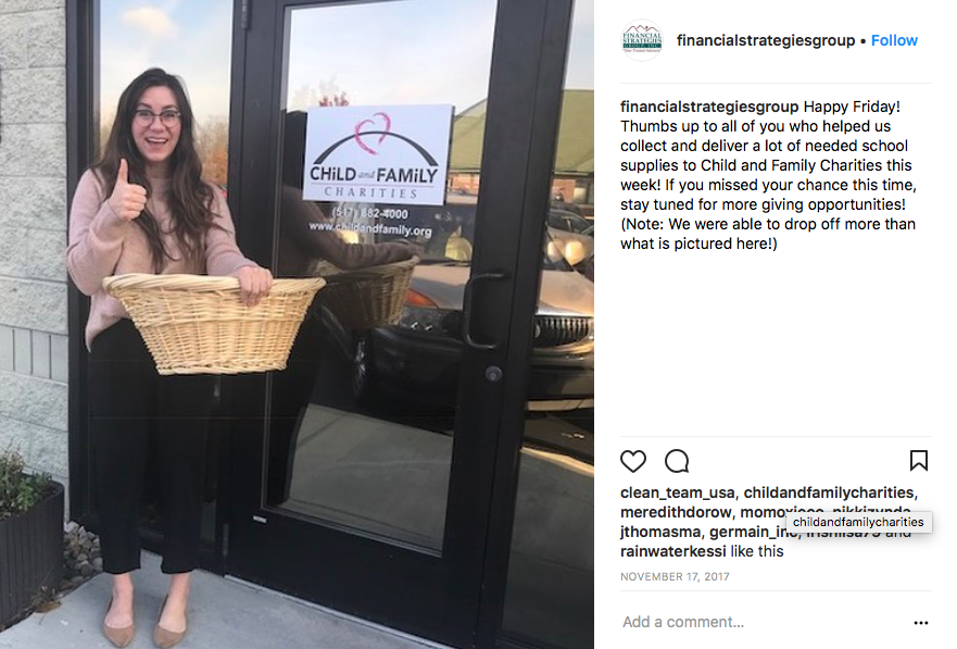 instagram para planejadores financeiros