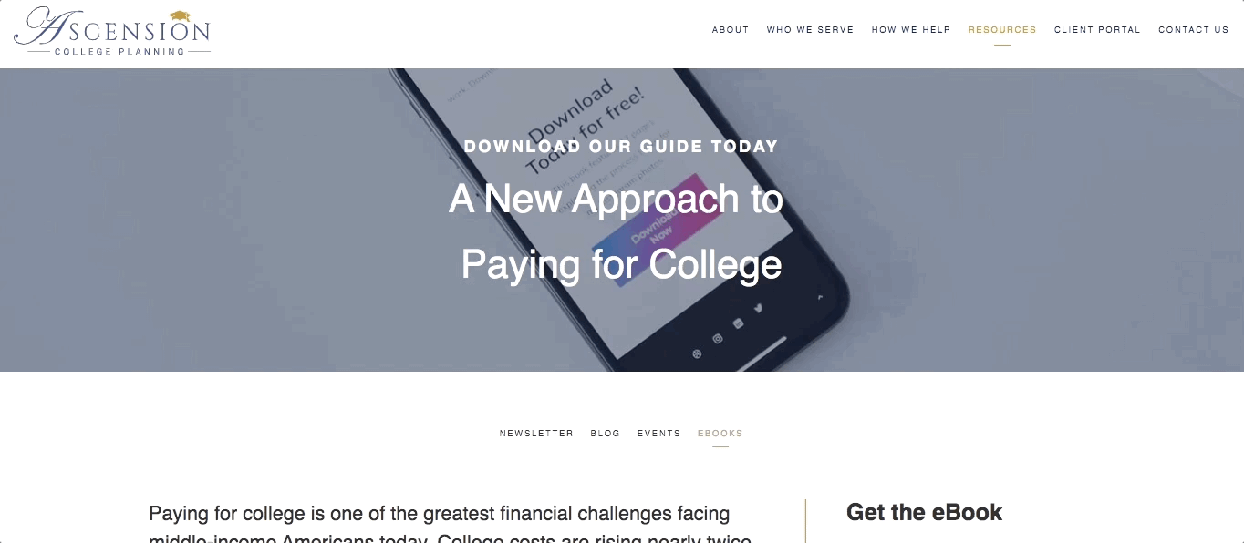 Pianificazione del Collegio dell'Ascensione