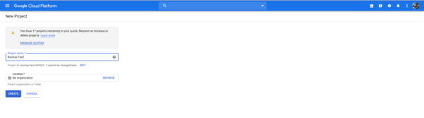 CockRoach 프로젝트 생성