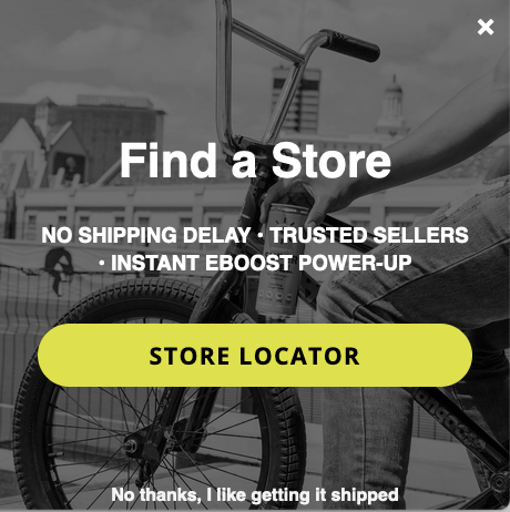 eboost trova un popup del negozio