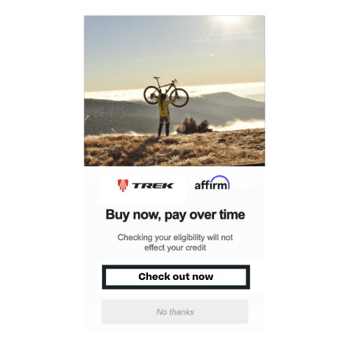 トレックは出口オファーBNPLを確認します