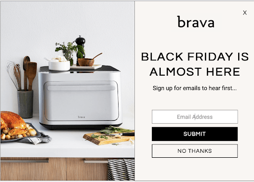 BFCM販売のリードキャプチャ