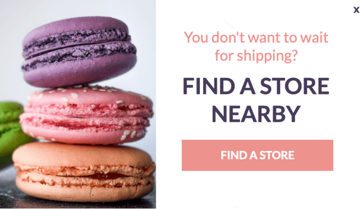 Locația magazinului țintă geografică