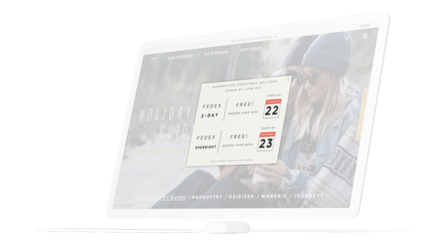 送貨截止日期促銷