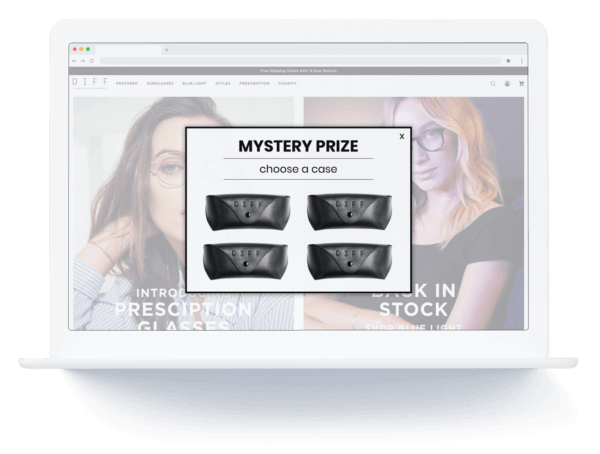 Justuno 游戏化 - Diff 眼镜