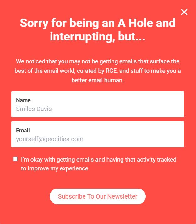 Realmente-Bom-E-mails-Inscrição