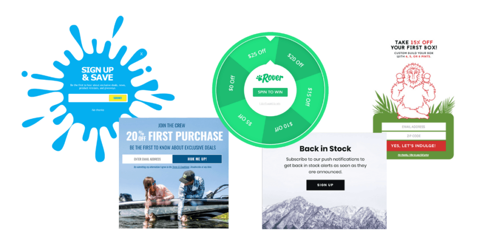 Wyskakujące okienka przechwytywania leadów