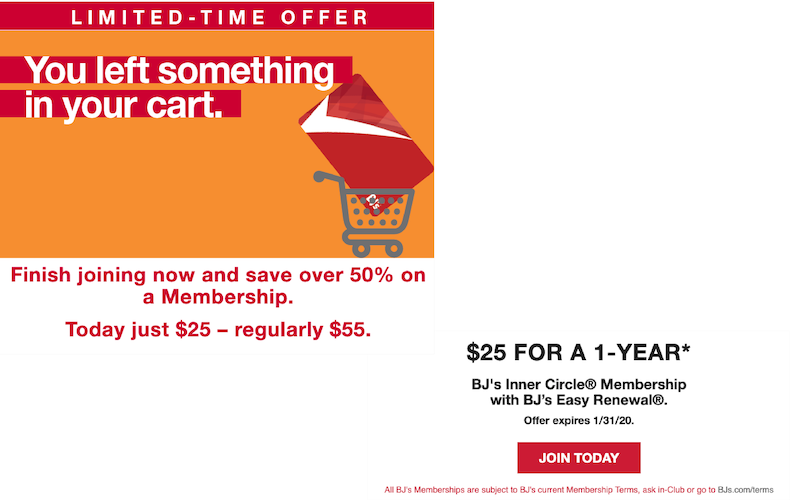 BJ的購物車廢棄購物車促銷
