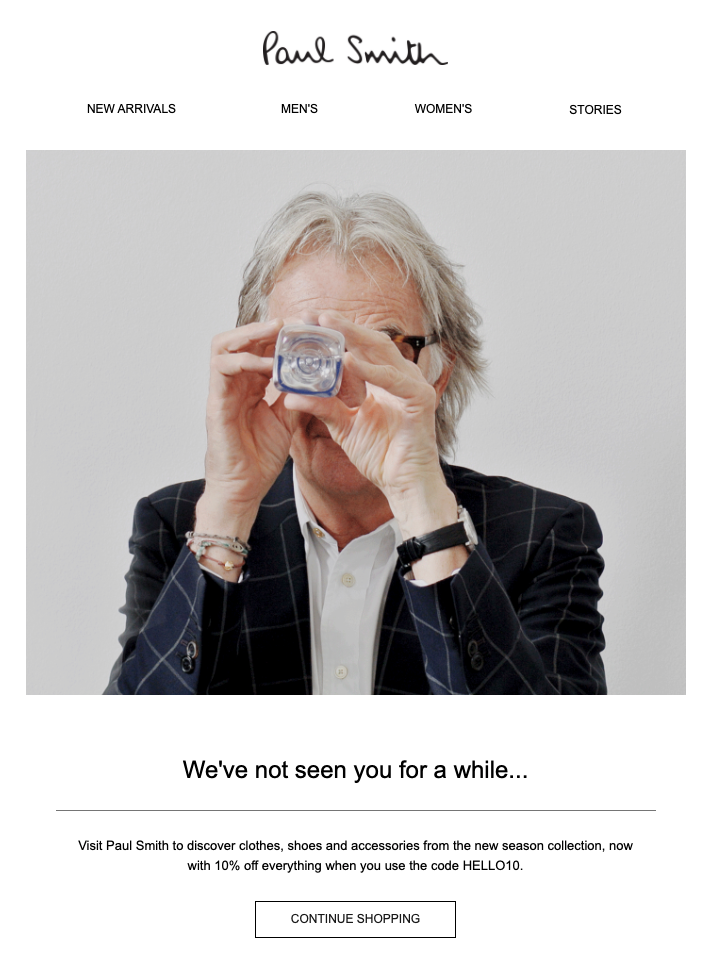 Copie de e-mail pentru reconstituirea lui Paul Smith