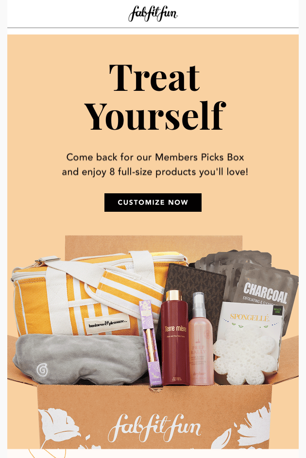 Copie e-mail de reangajare Fabfitfun